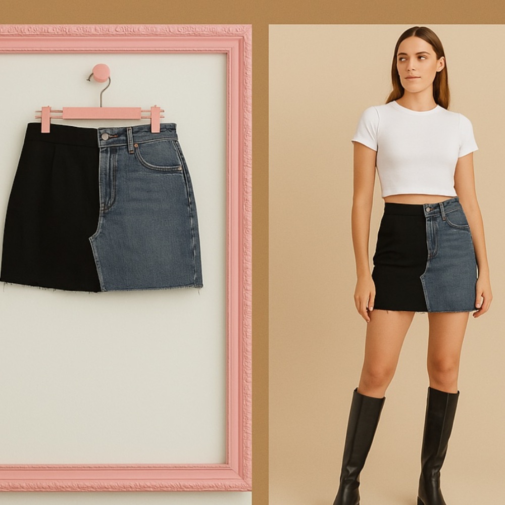 NWT HUDSON Denim Skirt - size 25